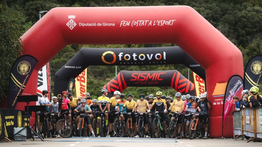 80 ciclistes acaben les sis proves de la Lliga BTT Garrotxa