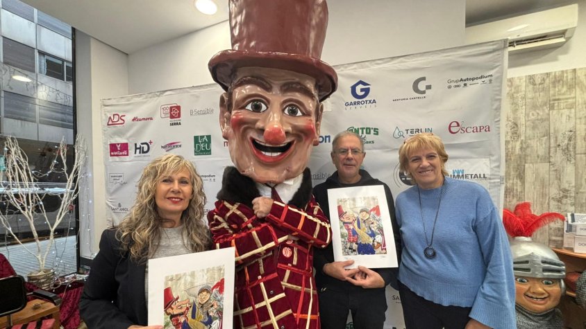 La sardana es converteix en la protagonista de la litografia de l’Home dels Nassos 2025