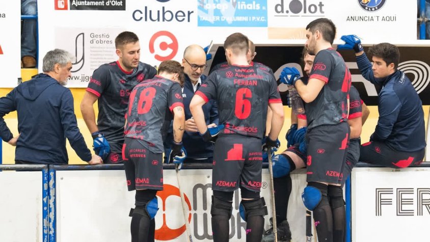 L’Hoquei Olot deixa escapar un 3-0 davant l’Espanyol i acaba empatant (3-3)