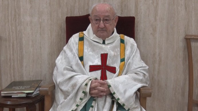 Mossèn Josep Maria Barcons, de les Preses i la Vall d'en Bas, es jubila