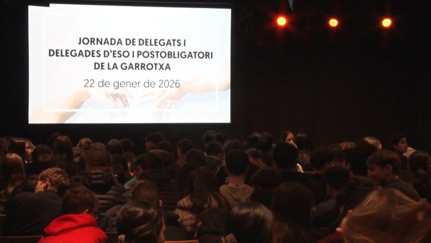 Prop de 200 estudiants d’instituts de la Garrotxa participen en la 25a Jornada de Delegats