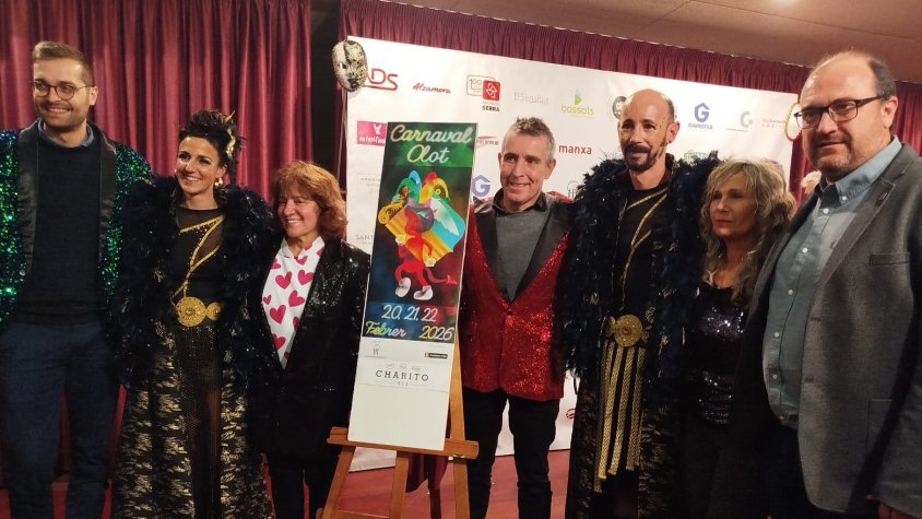 En Marc Torras i la Isa Torrent són el rei i la reina del Carnaval d’aquest 2026