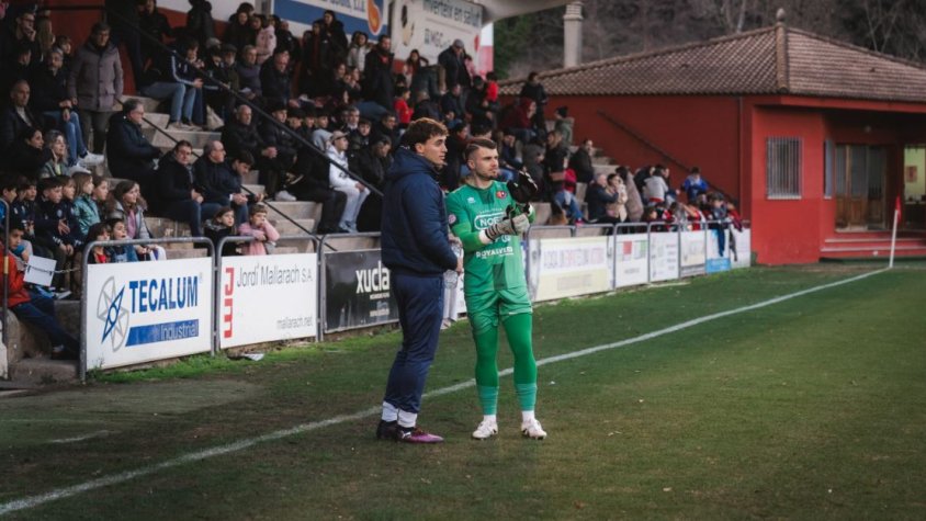 L’Olot visita el camp d’un Atlètic Lleida totalment renovat