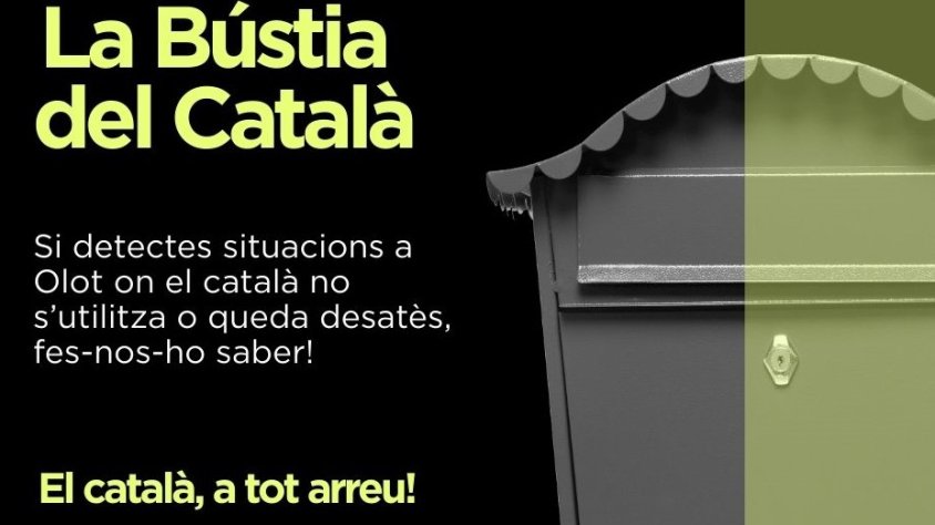 Olot posa en marxa una bústia per reforçar l’ús social del català