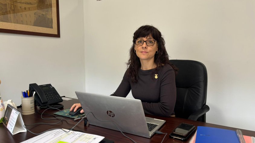Maria Vidal fa set anys que és alcaldessa de Sant Joan les Fonts