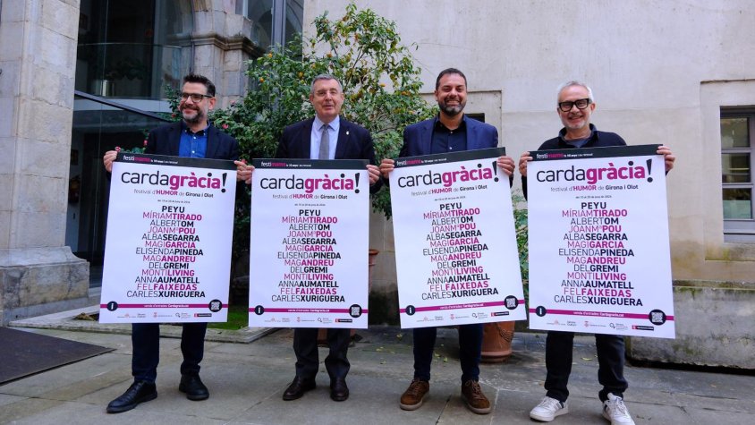 Olot acollirà el festival d’humor Cardagràcia del 18 al 20 de juny al Teatre Principal