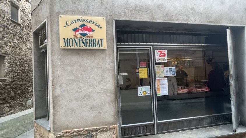 La Cambra de Comerç de Girona reconeix la Carnisseria Montserrat de Sant Feliu de Pallerols pel seu 75è aniversari