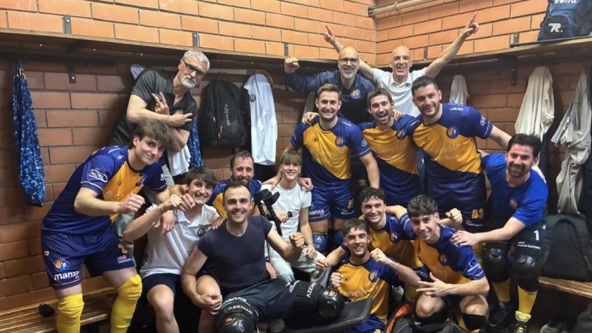 Remuntada i reacció de l’Hoquei Olot a Palafrugell (2-3)