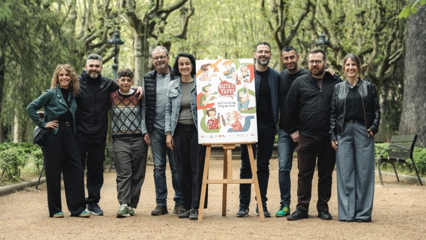 Imatge de la presentació de la Ruta de les Tapes a la plaça Clarà