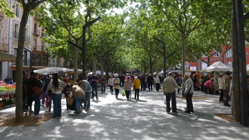 La Fira d’1 de Maig omple l’ocupació turística de la ciutat d’Olot