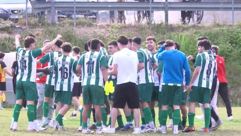 Títol i ascens del CE Besalú i del CF Vall d'en Bas