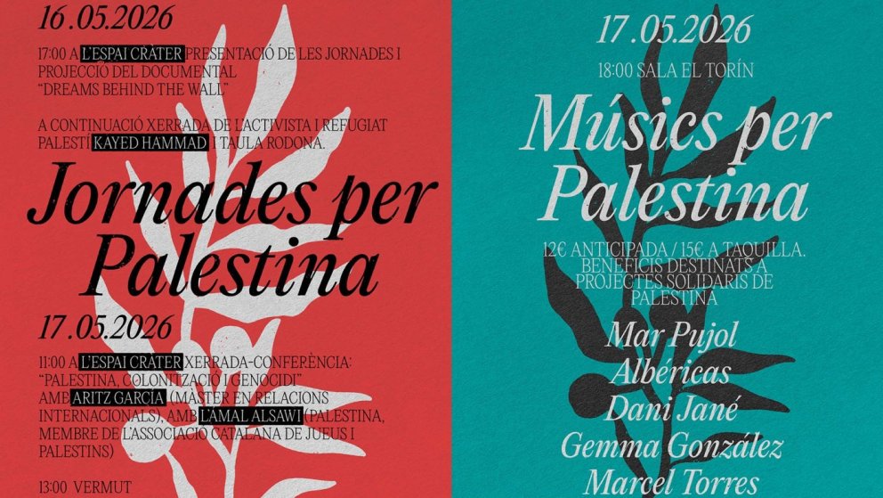 ‘La Garrotxa amb Palestina’ organitza una jornada on els documentals, les xerrades i la música en seran protagonistes