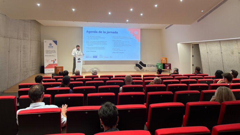 Imatge de la jornada d'aquest divendres a l'Espai Cràter