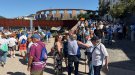Més de 300 aficionats de l’Espanyol tenyeixen de blanc i blau Olot