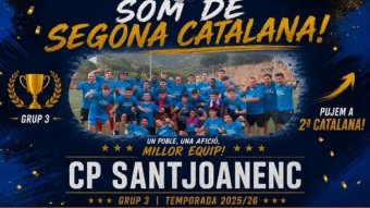 El Club Poliesportiu Santjoanenc puja a Segona Catalana