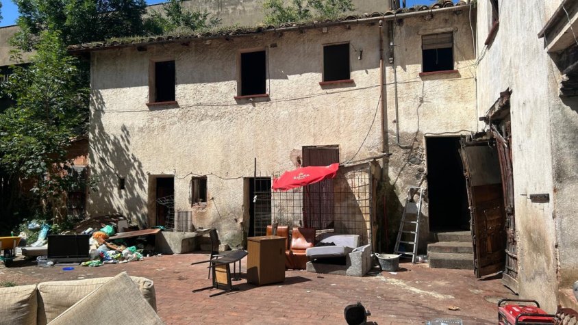 L'immoble desocupat del carrer Terrassa d'Olot