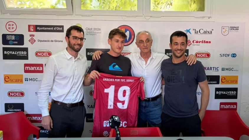 Sergi Marcillo deixa la unió esportiva olot 19 després. 